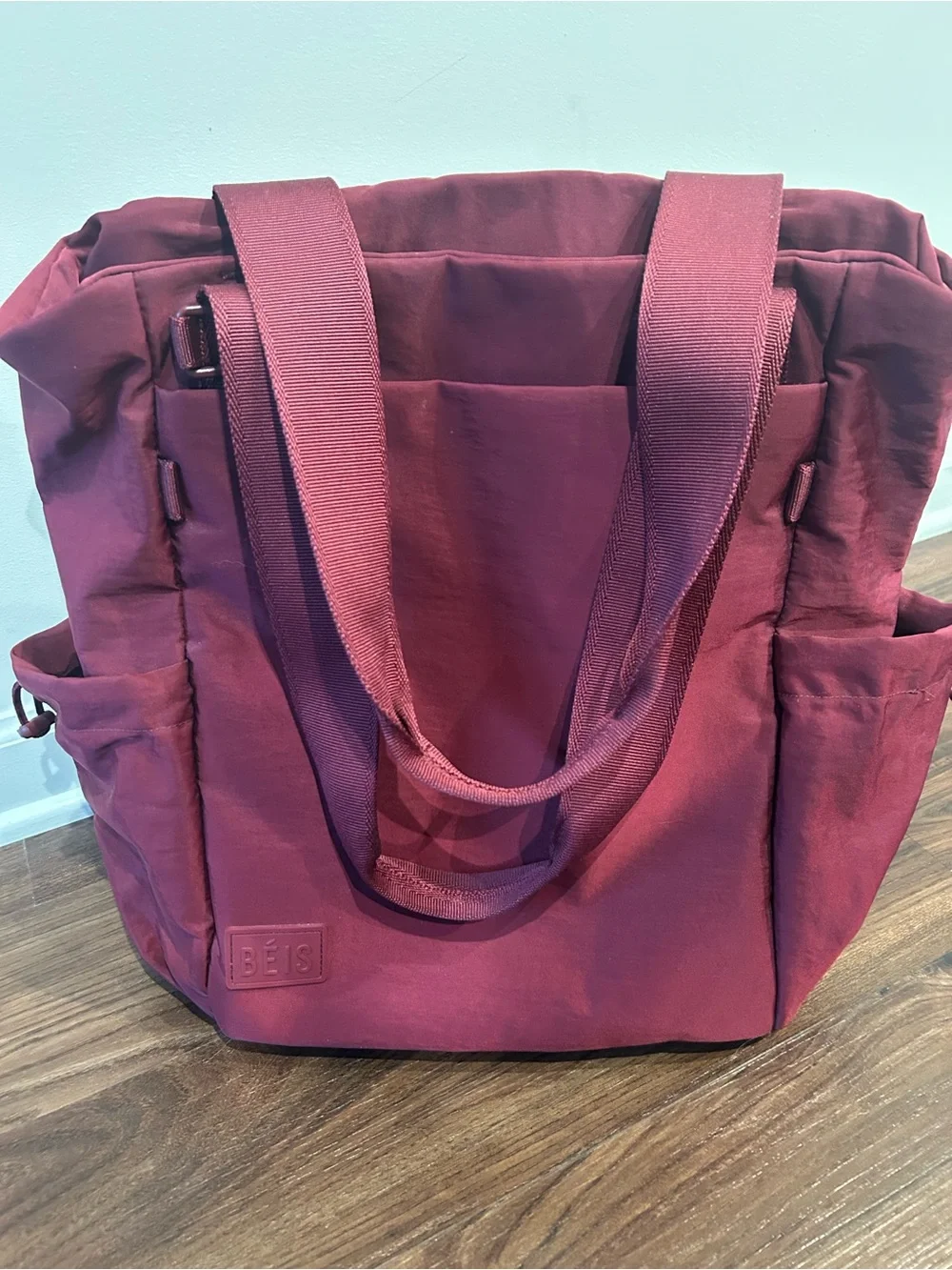 BEIS Sport Tote Burgundy - Picture 10 of 10